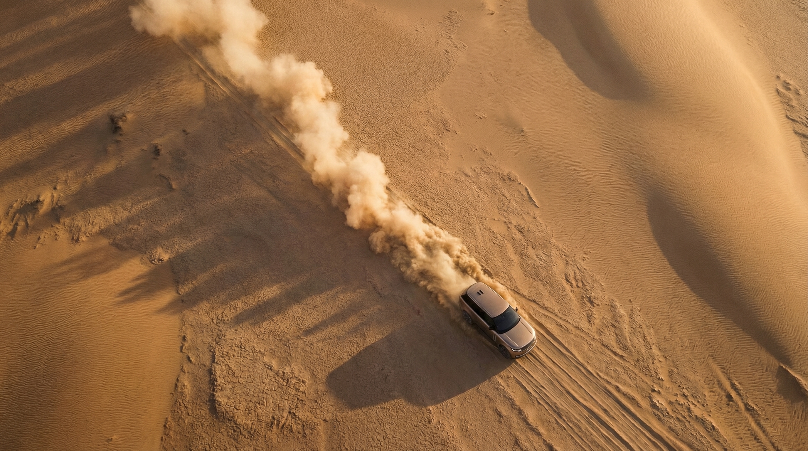 Aerial desert approach